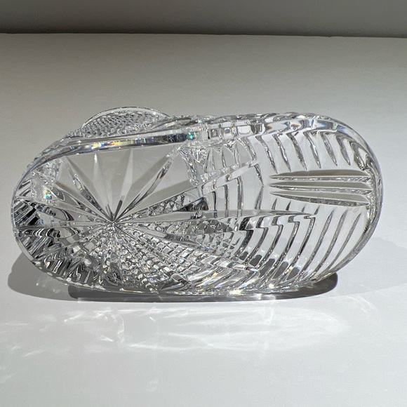 Vintage Waterford crystal baby shoe ,bootie, figurine paperweight NO BOX - Picture 5 of 6